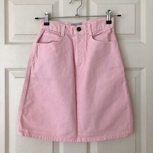 Vintage Venezia Pink Denim Skirt Size 9